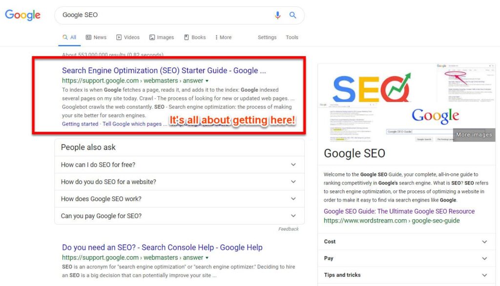 Google search results - Best SEO Agency Katy Texas - SEO LABS Inc